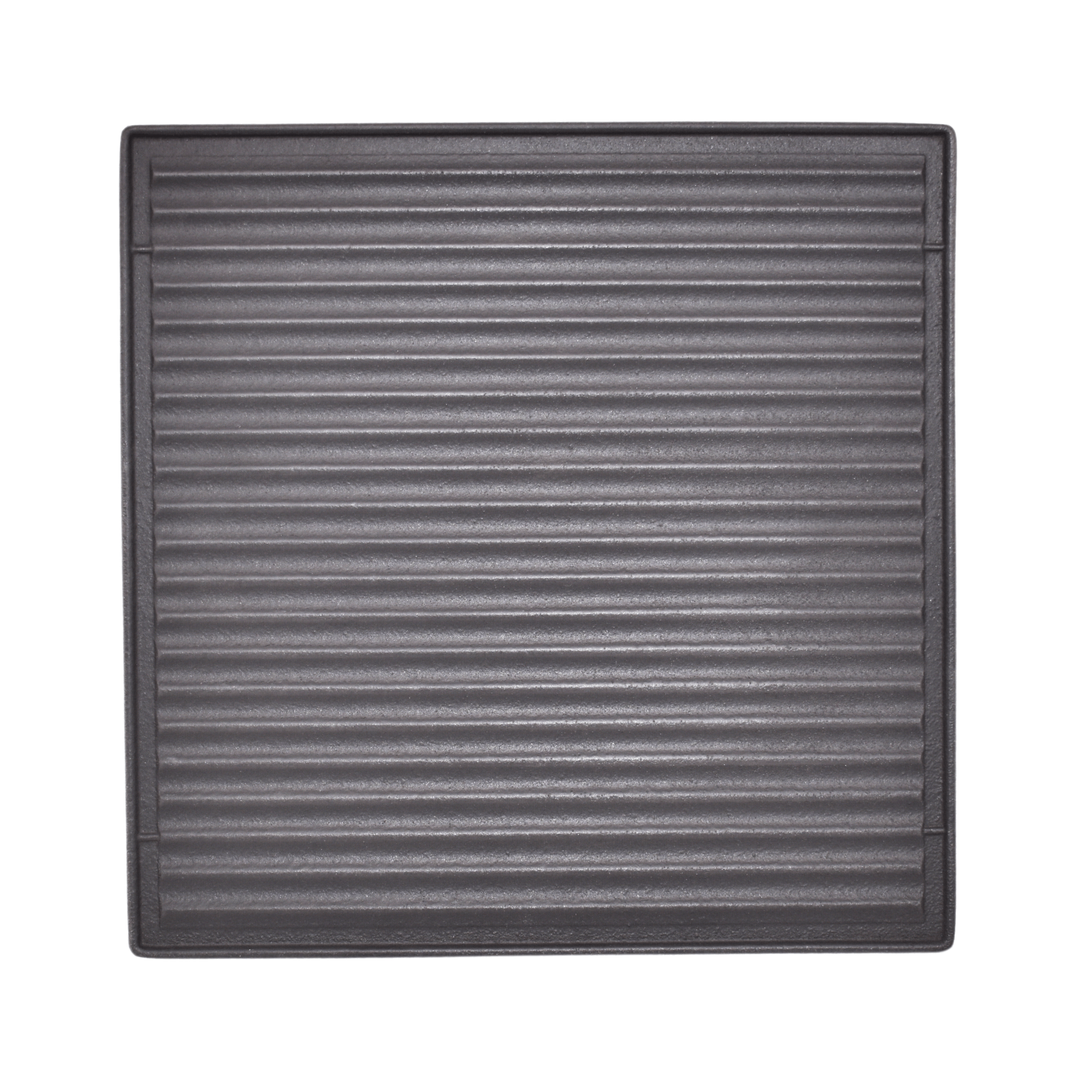 Grillplatte für Raclette von Steba, rechteckig, mit gerillter Oberfläche für optimales Grillen. Maße: 1772x1772 mm.