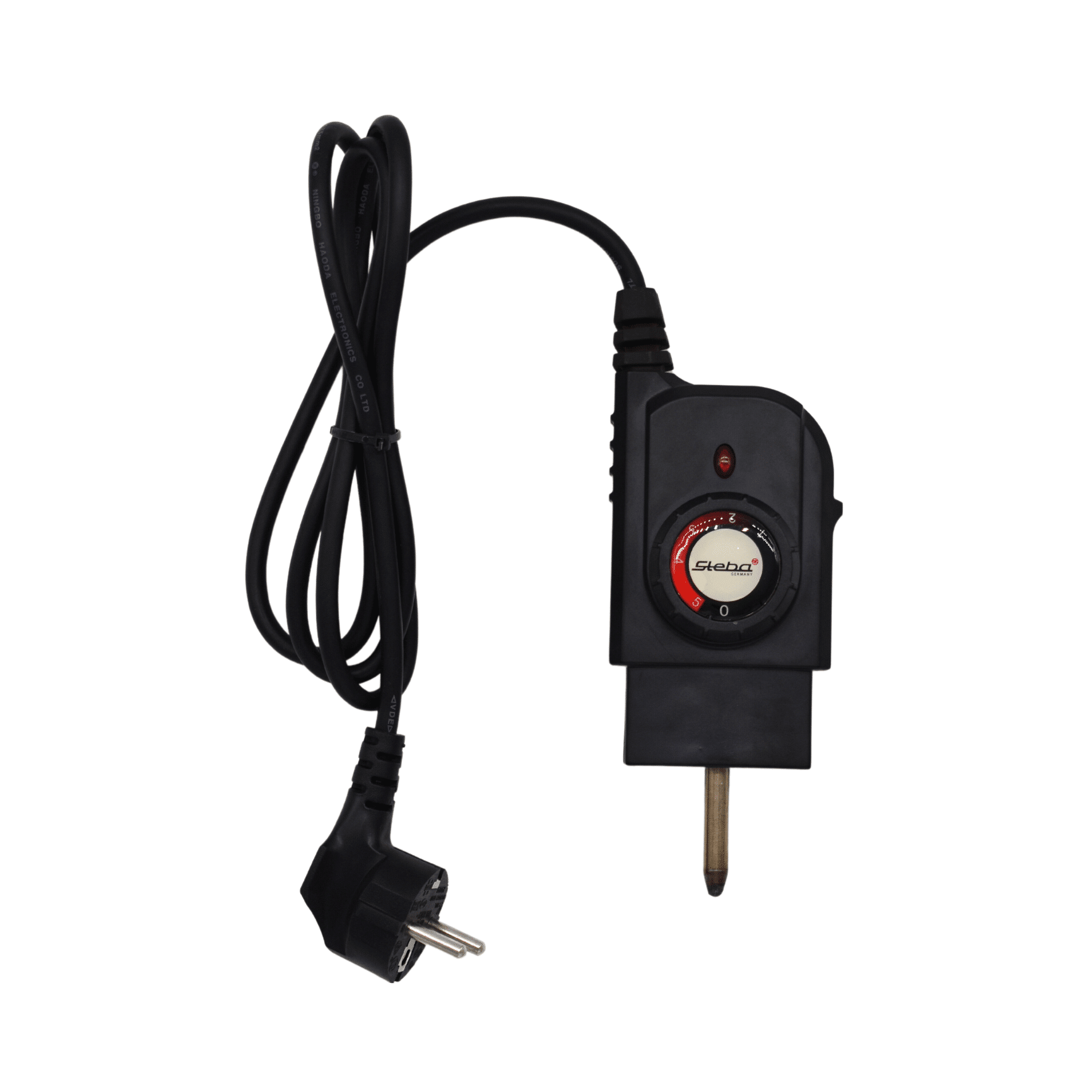 Steba VG101 BBQ Thermostat mit einstellbarem Regler und Kabel, geeignet für Grillgeräte.